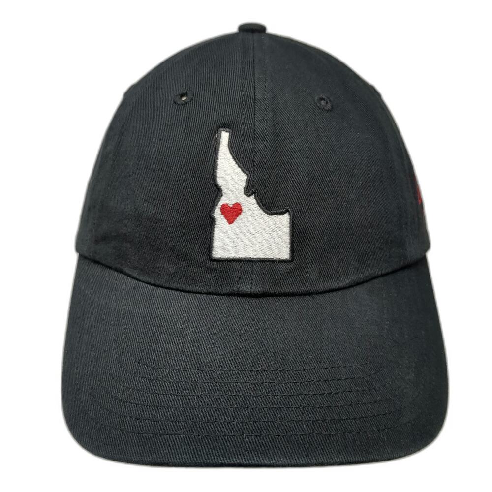 Richardson Baseball Cap Black One Size Shore Lodge McCall Idaho State Heart Hat